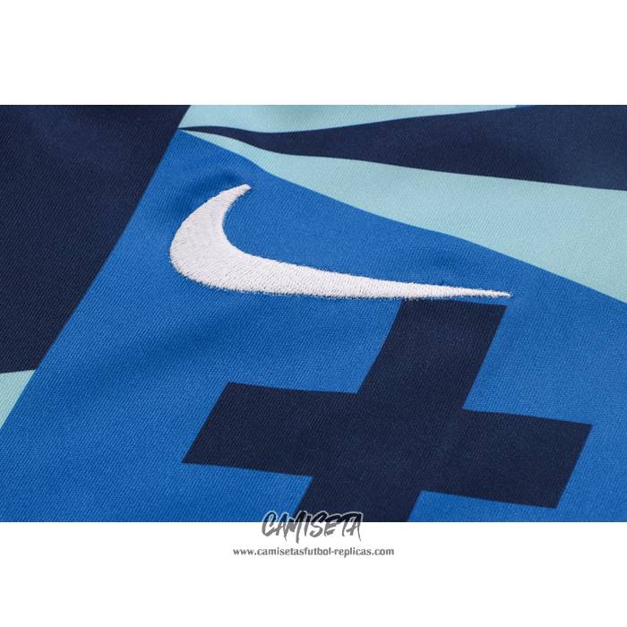 Chandal del Inter Milan 2022-2023 Manga Corta Azul
